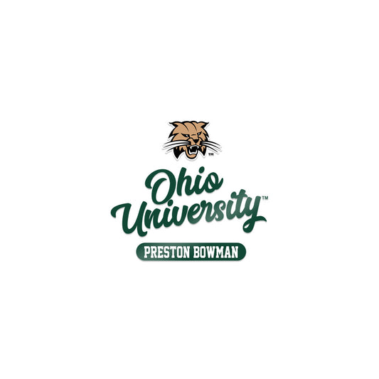 Ohio - NCAA Football : Preston Bowman - Sticker-0