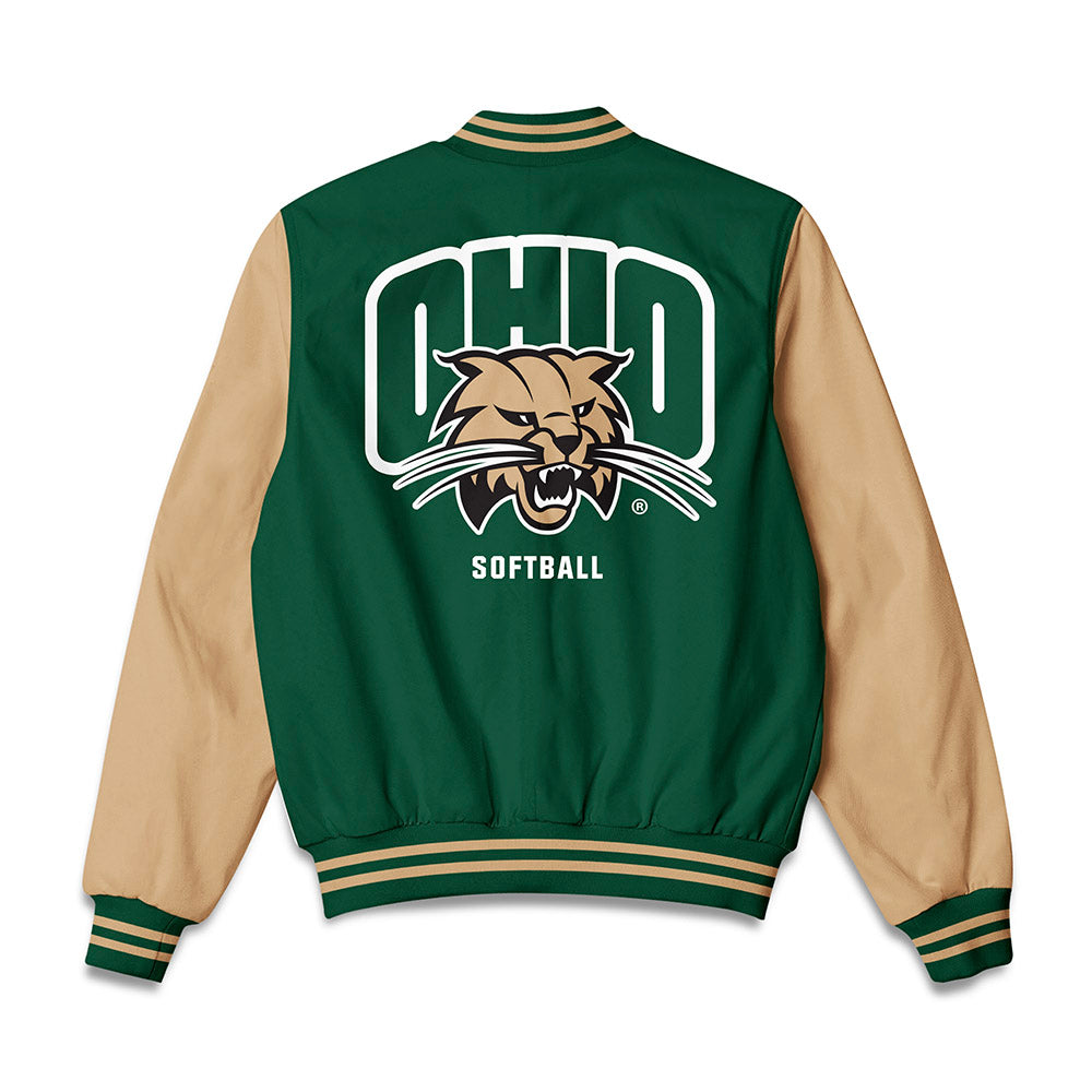 Ohio - NCAA Softball : Sydney Young - Bomber Jacket-1