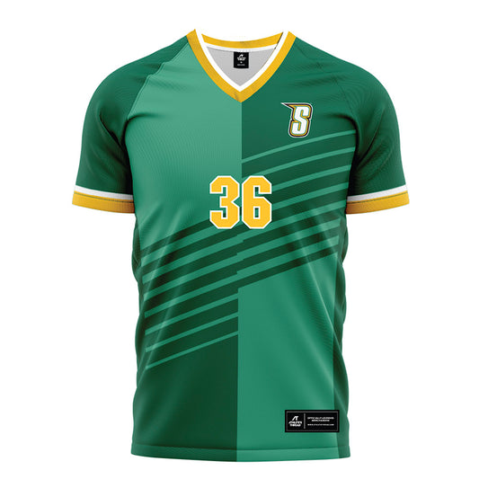 Siena - NCAA Men's Soccer : Lee Mara - Green Soccer Jersey-0