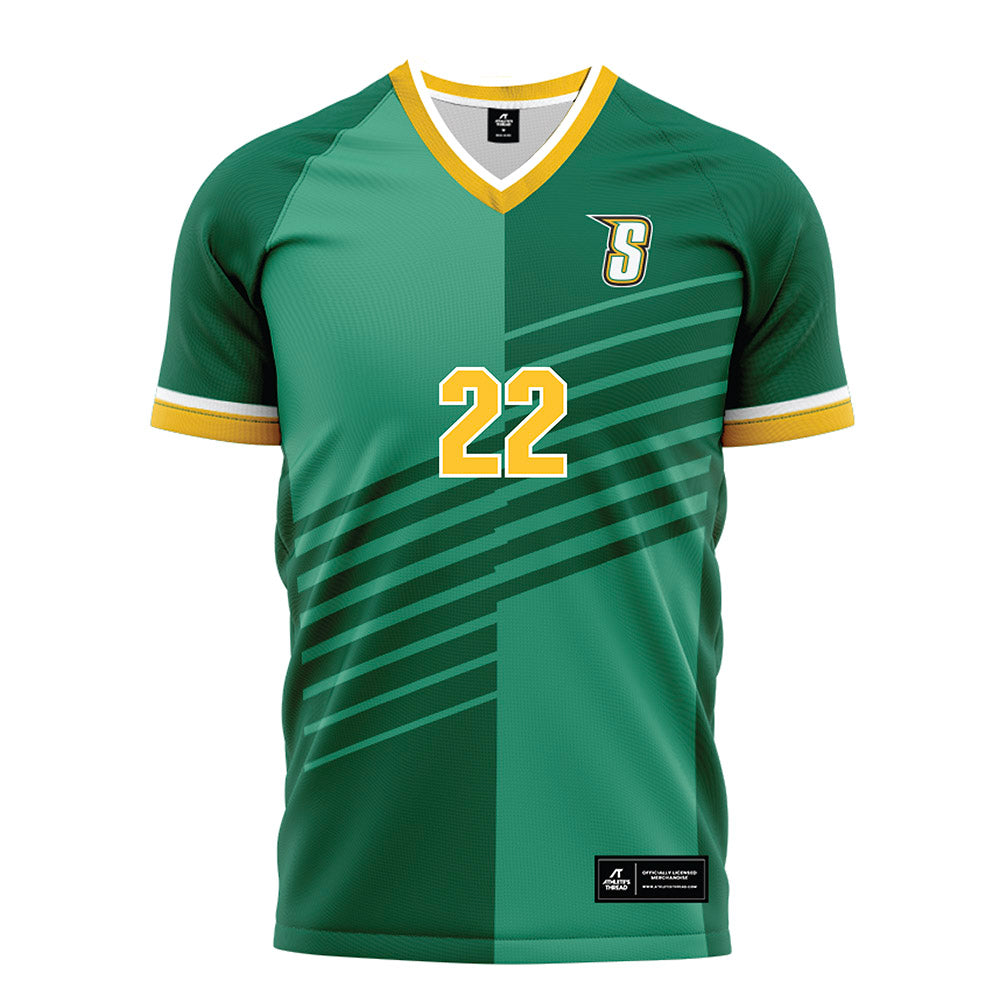 Siena - NCAA Men's Soccer : Alejandro Perez Jorda - Green Soccer Jersey-0