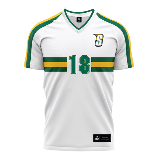 Siena - NCAA Men's Soccer : Sean Kelly - White Soccer Jersey-0