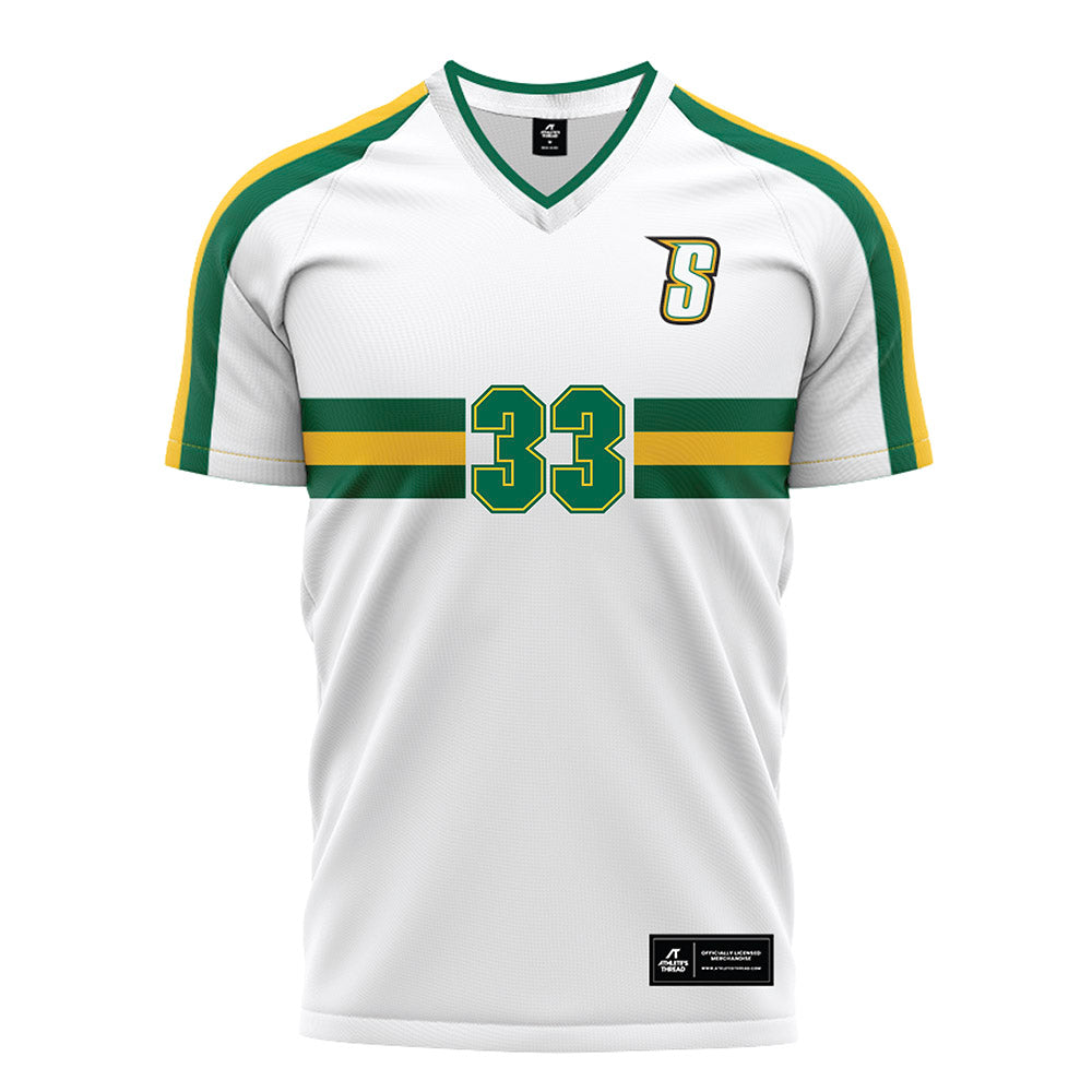 Siena - NCAA Men's Soccer : Nicky Rana - White Soccer Jersey-0