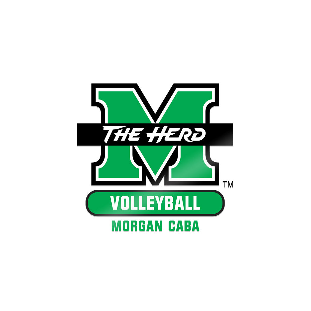 Marshall - NCAA Women's Volleyball : Morgan Caba - Sticker-0