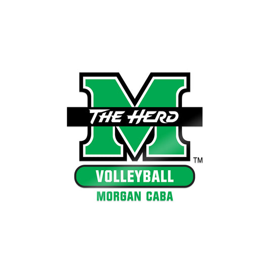 Marshall - NCAA Women's Volleyball : Morgan Caba - Sticker-0