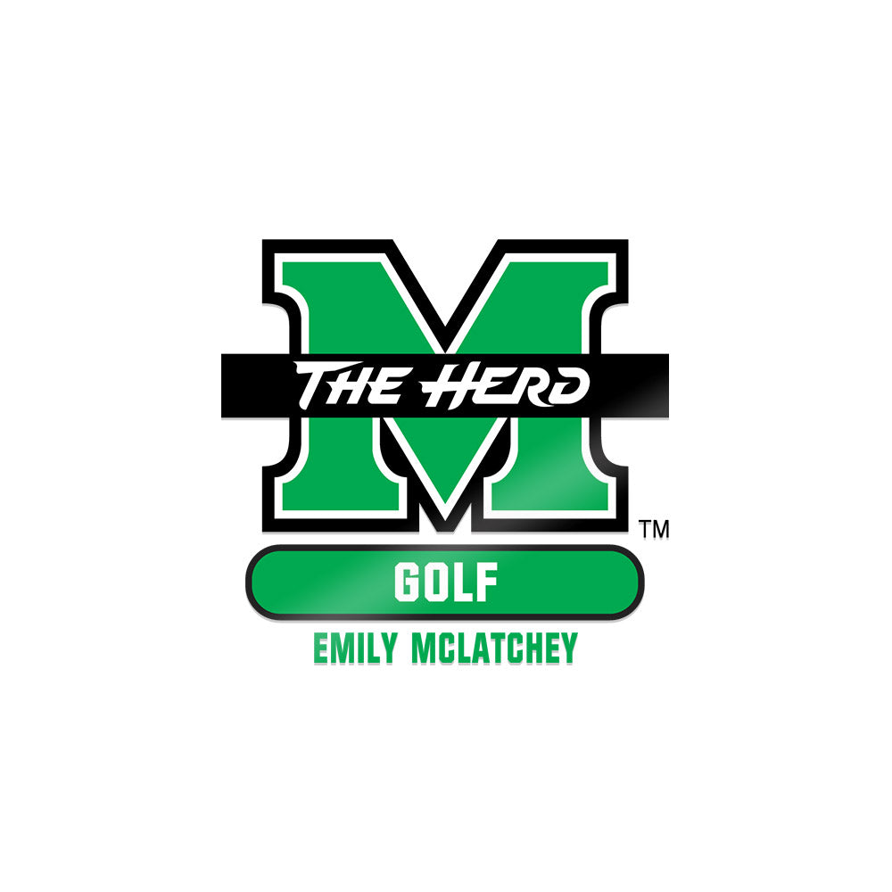 Marshall - NCAA Women's Golf : Emily McLatchey - Sticker-0