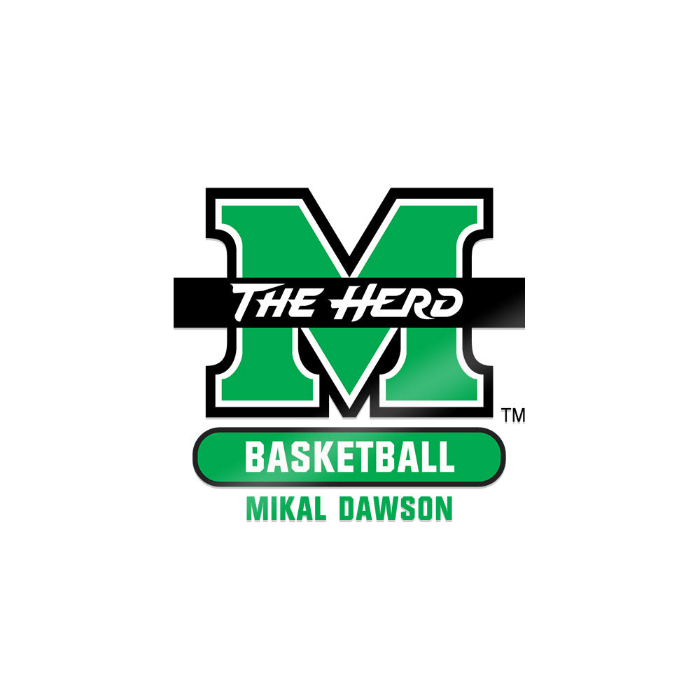 Marshall - NCAA Men's Basketball : Mikal Dawson - Sticker-0