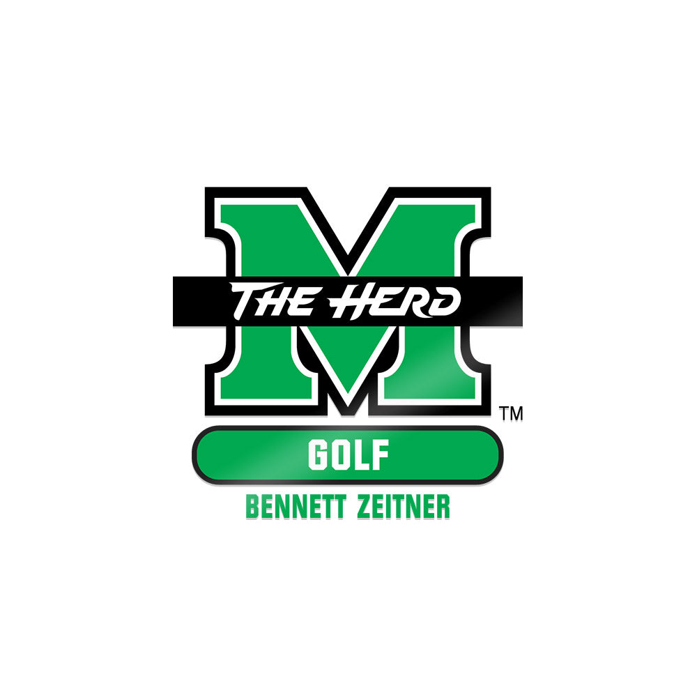 Marshall - NCAA Men's Golf : Bennett Zeitner - Sticker-0