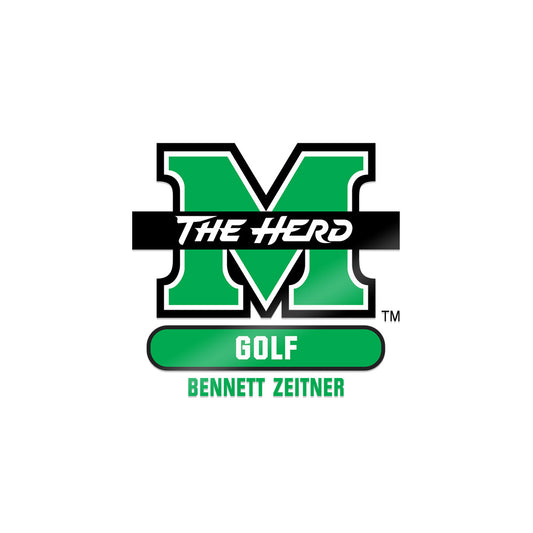 Marshall - NCAA Men's Golf : Bennett Zeitner - Sticker-0