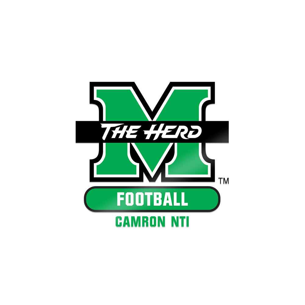 Marshall - NCAA Football : Camron Nti - Sticker-0