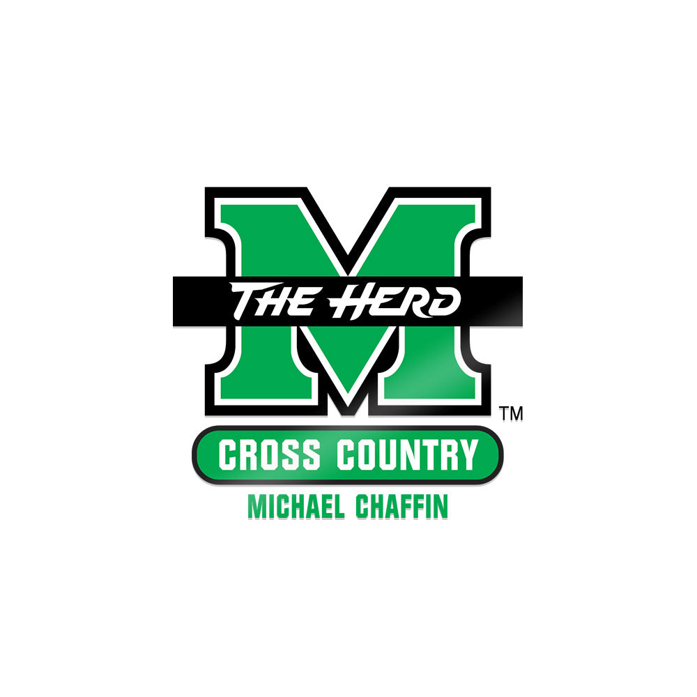Marshall - NCAA Men's Cross Country : Michael Chaffin - Sticker-0