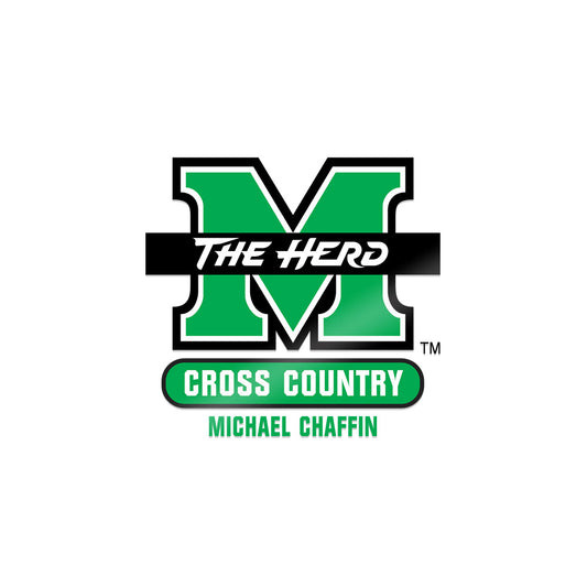 Marshall - NCAA Men's Cross Country : Michael Chaffin - Sticker-0