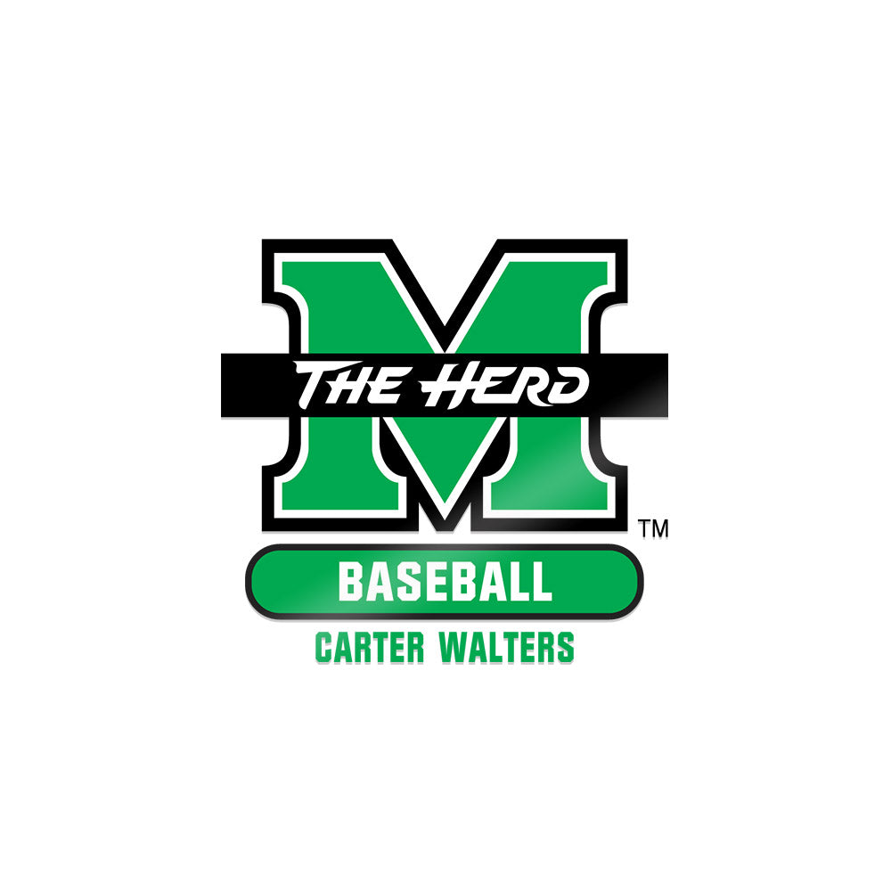 Marshall - NCAA Baseball : Carter Walters - Sticker-0