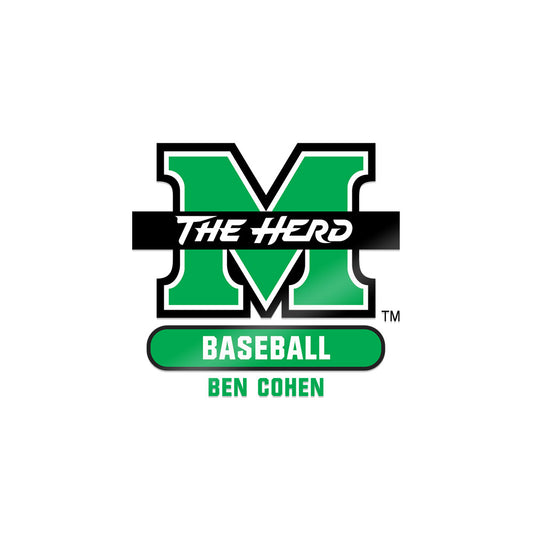 Marshall - NCAA Baseball : Ben Cohen - Sticker-0