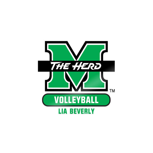 Marshall - NCAA Women's Volleyball : Lia Beverly - Sticker-0