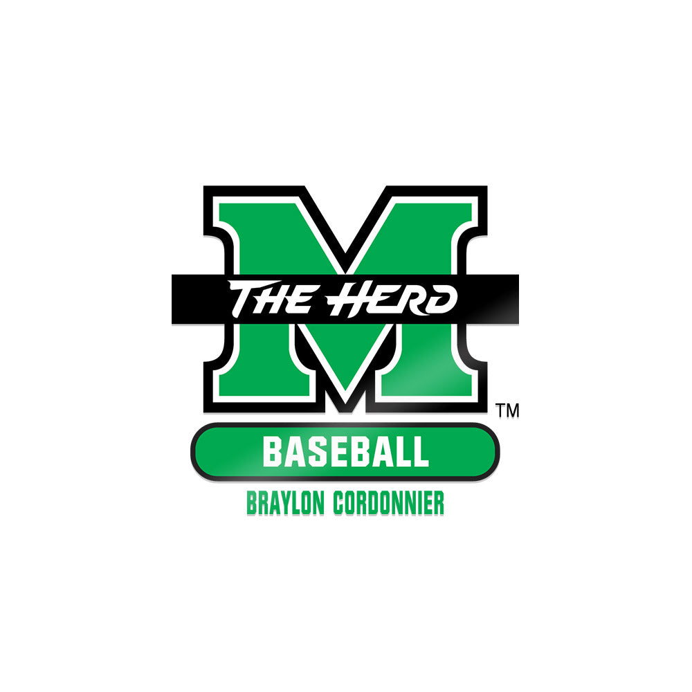 Marshall - NCAA Baseball : Braylon Cordonnier - Sticker-0