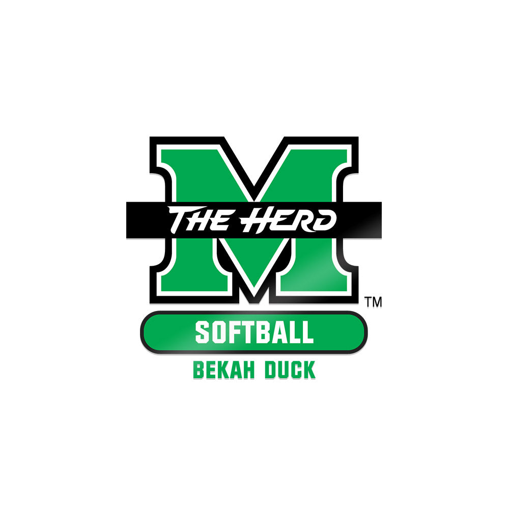 Marshall - NCAA Softball : Bekah Duck - Sticker-0