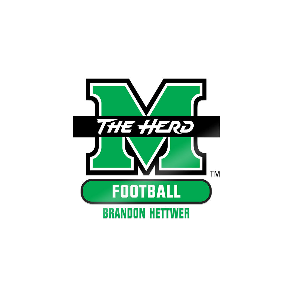 Marshall - NCAA Football : Brandon Hettwer - Sticker-0
