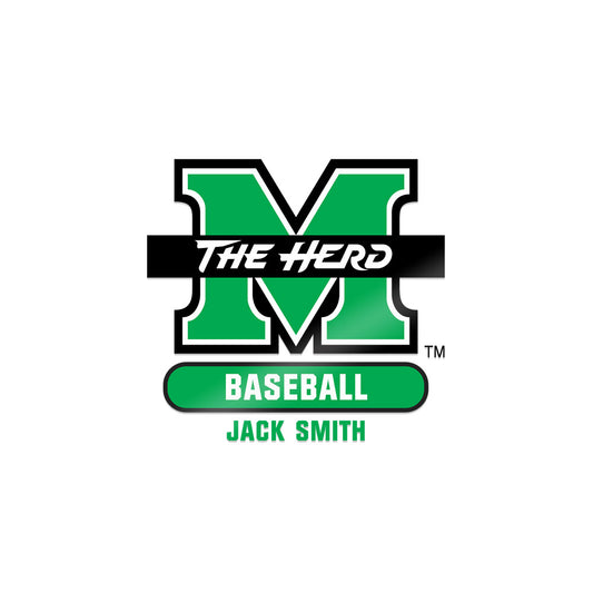 Marshall - NCAA Baseball : Jack Smith - Sticker-0