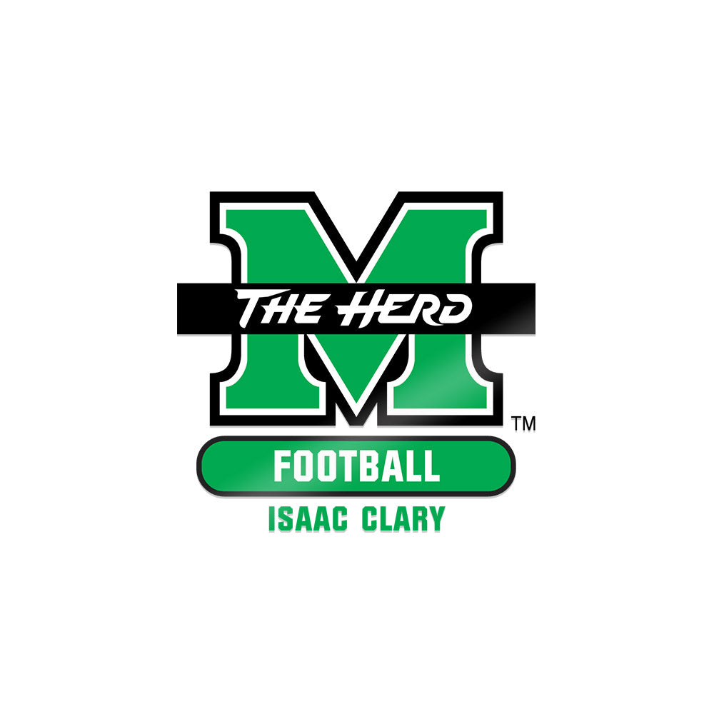 Marshall - NCAA Football : Isaac Clary - Sticker-0