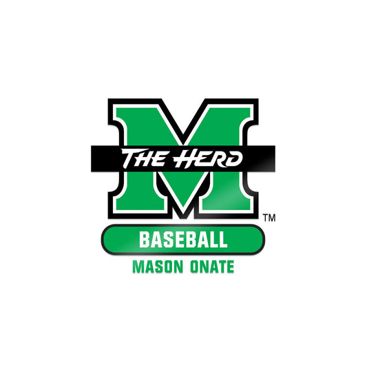 Marshall - NCAA Baseball : Mason Onate - Sticker-0