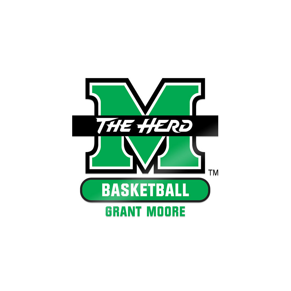 Marshall - NCAA Men's Basketball : Grant Moore - Sticker-0