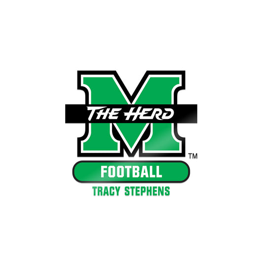 Marshall - NCAA Football : Tracy Stephens - Sticker-0