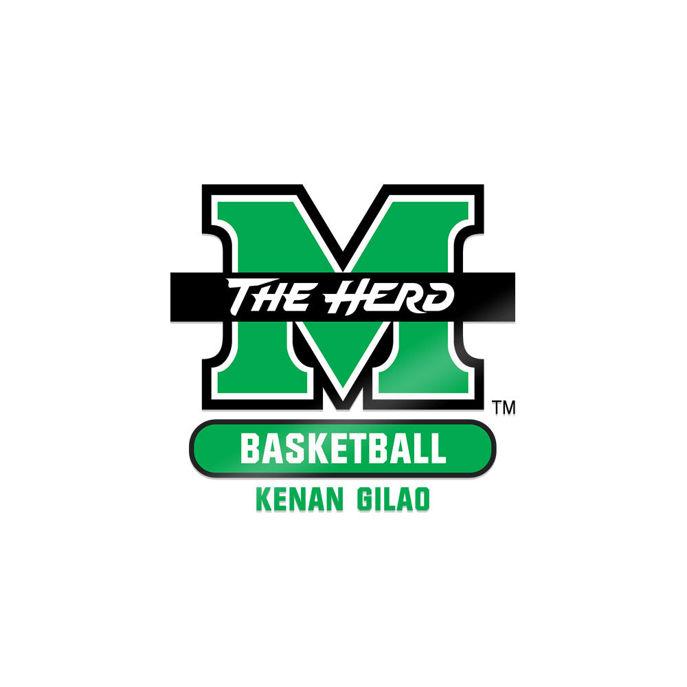Marshall - NCAA Men's Basketball : Kenan Gilao - Sticker-0