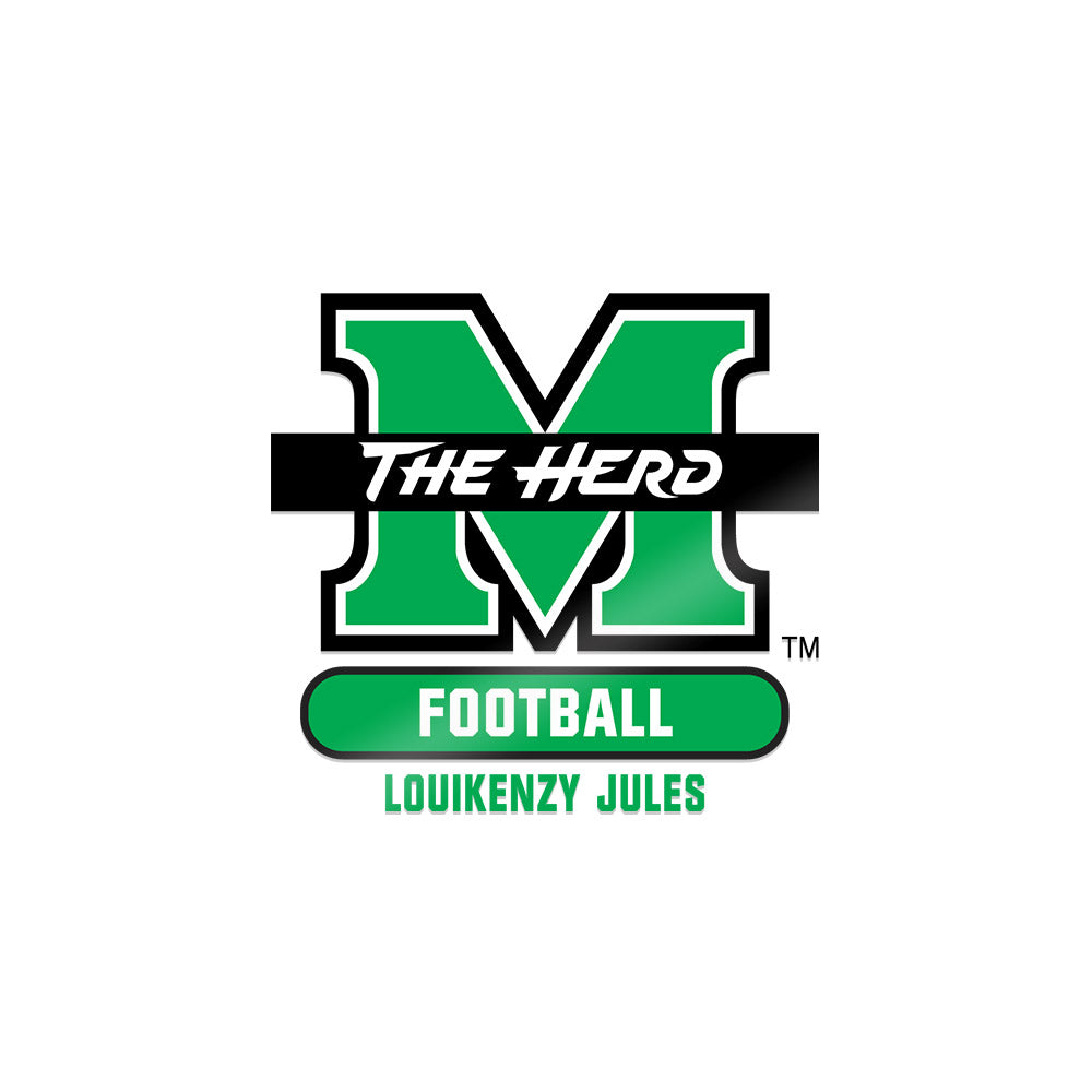 Marshall - NCAA Football : Louikenzy Jules - Sticker-0