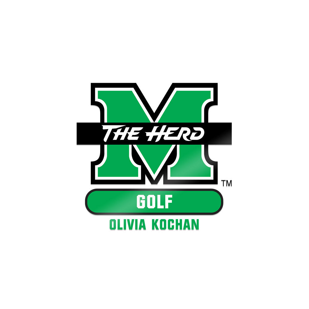 Marshall - NCAA Women's Golf : Olivia kochan - Sticker-0