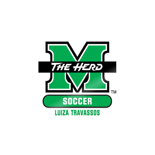 Marshall - NCAA Women's Soccer : Luiza Travassos - Sticker-0