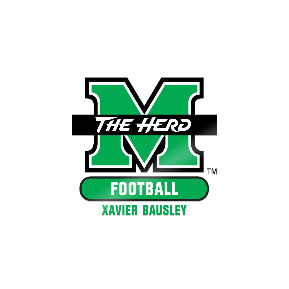 Marshall - NCAA Football : Xavier Bausley - Sticker-0