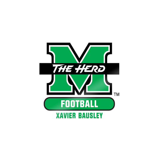 Marshall - NCAA Football : Xavier Bausley - Sticker-0