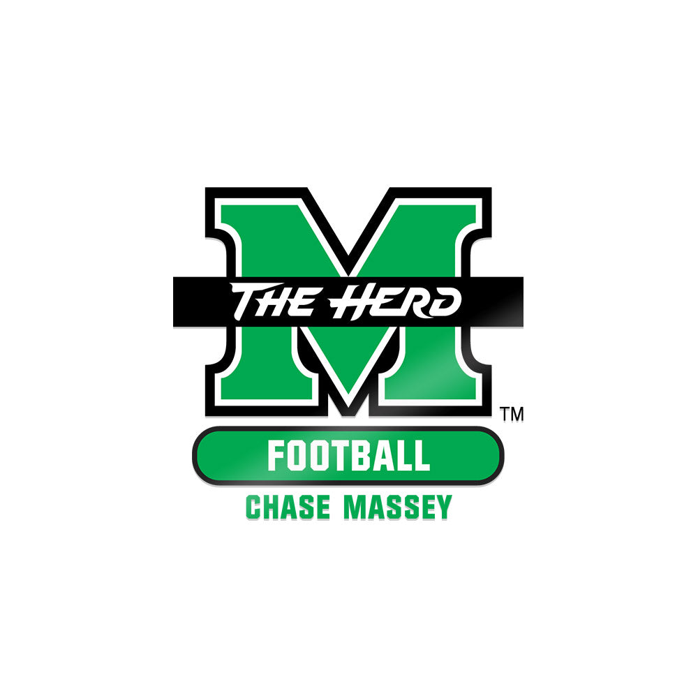 Marshall - NCAA Football : chase massey - Sticker-0