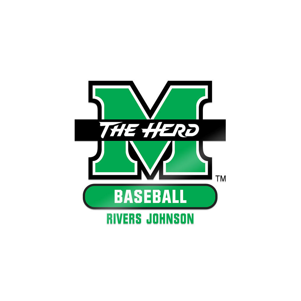 Marshall - NCAA Baseball : Rivers Johnson - Sticker-0
