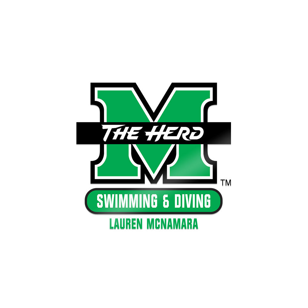 Marshall - NCAA Women's Swimming & Diving : Lauren McNamara - Sticker-0