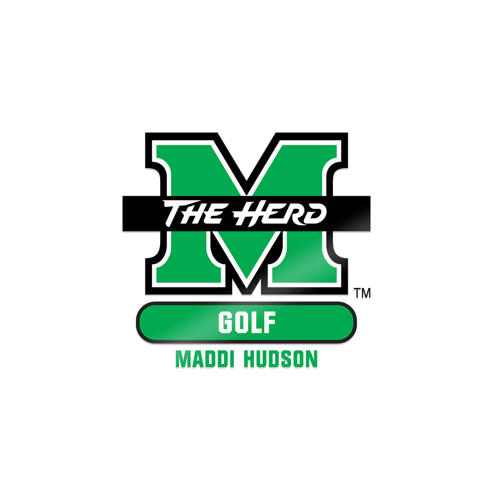 Marshall - NCAA Women's Golf : Maddi Hudson - Sticker-0