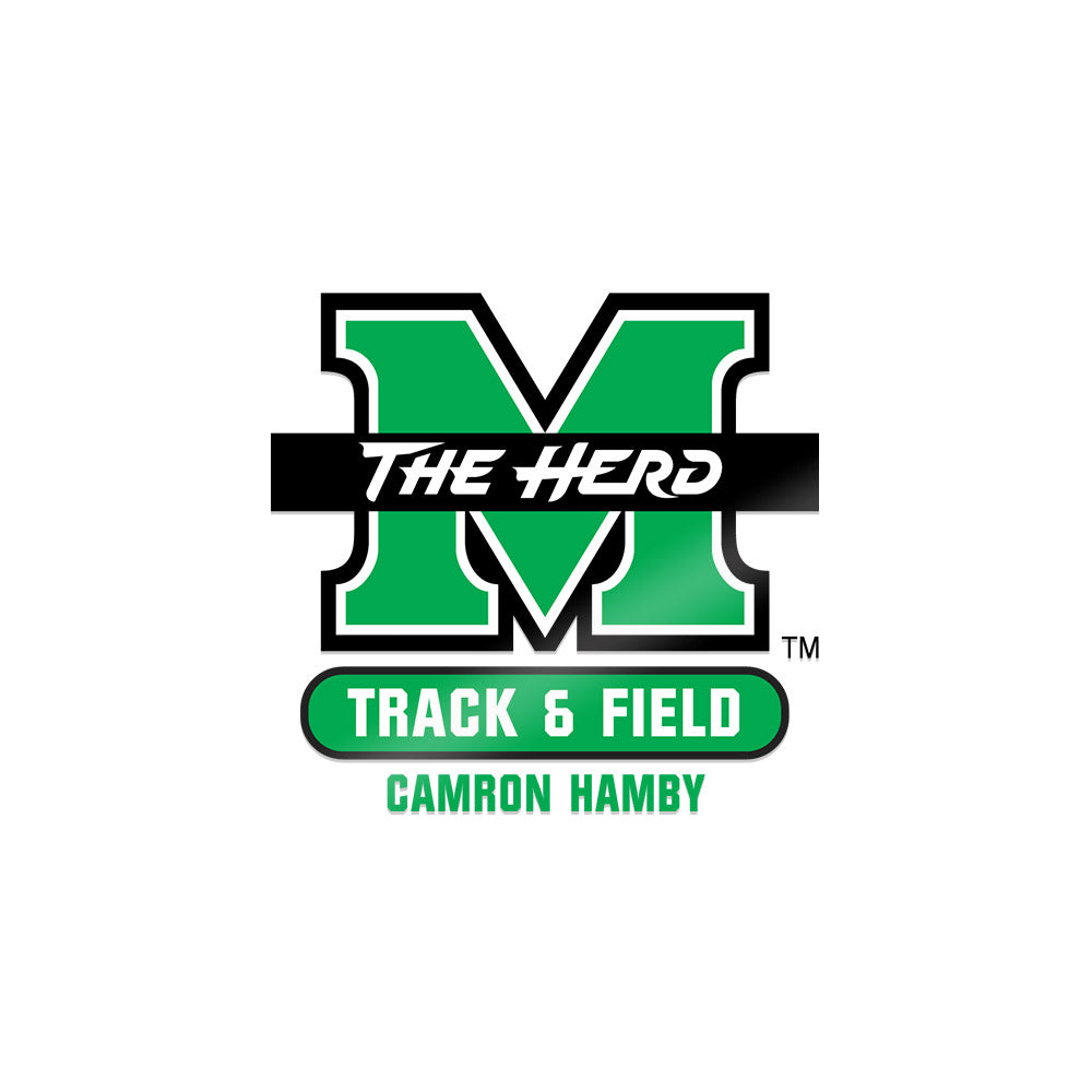 Marshall - NCAA Men's Track & Field : CamRon Hamby - Sticker-0