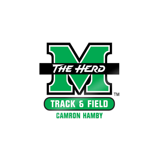 Marshall - NCAA Men's Track & Field : CamRon Hamby - Sticker-0