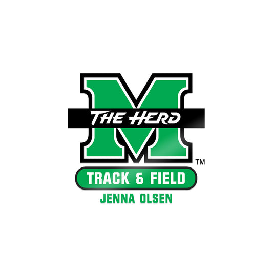 Marshall - NCAA Women's Track & Field : Jenna Olsen - Sticker-0