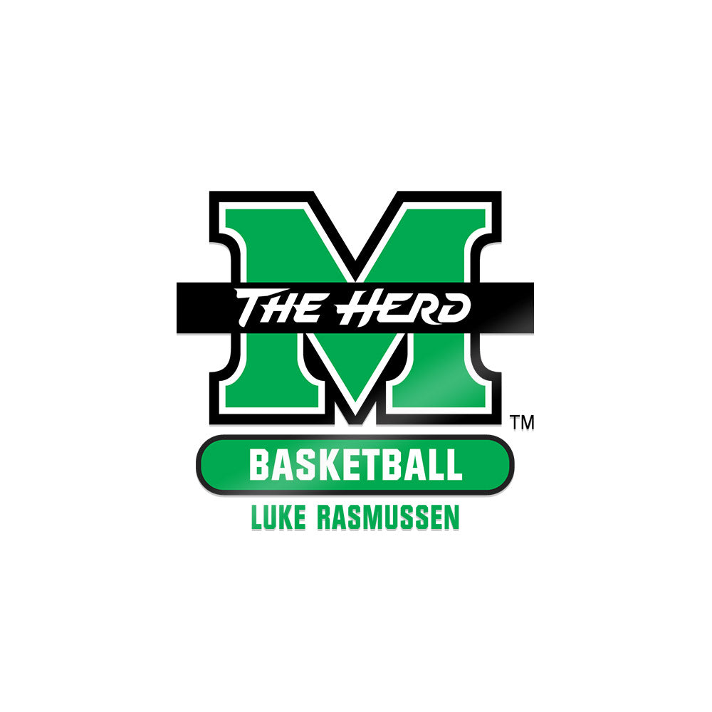 Marshall - NCAA Men's Basketball : Luke Rasmussen - Sticker-0