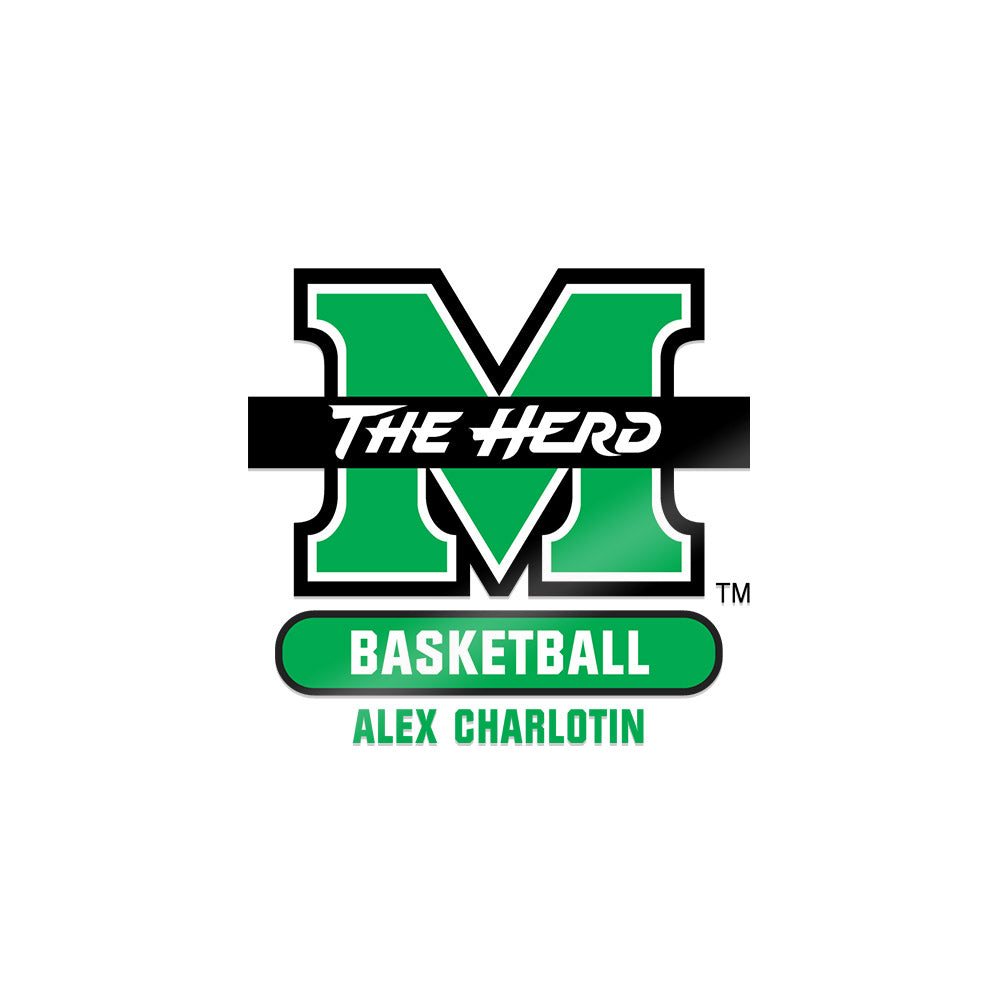 Marshall - NCAA Men's Basketball : Alex Charlotin - Sticker-0