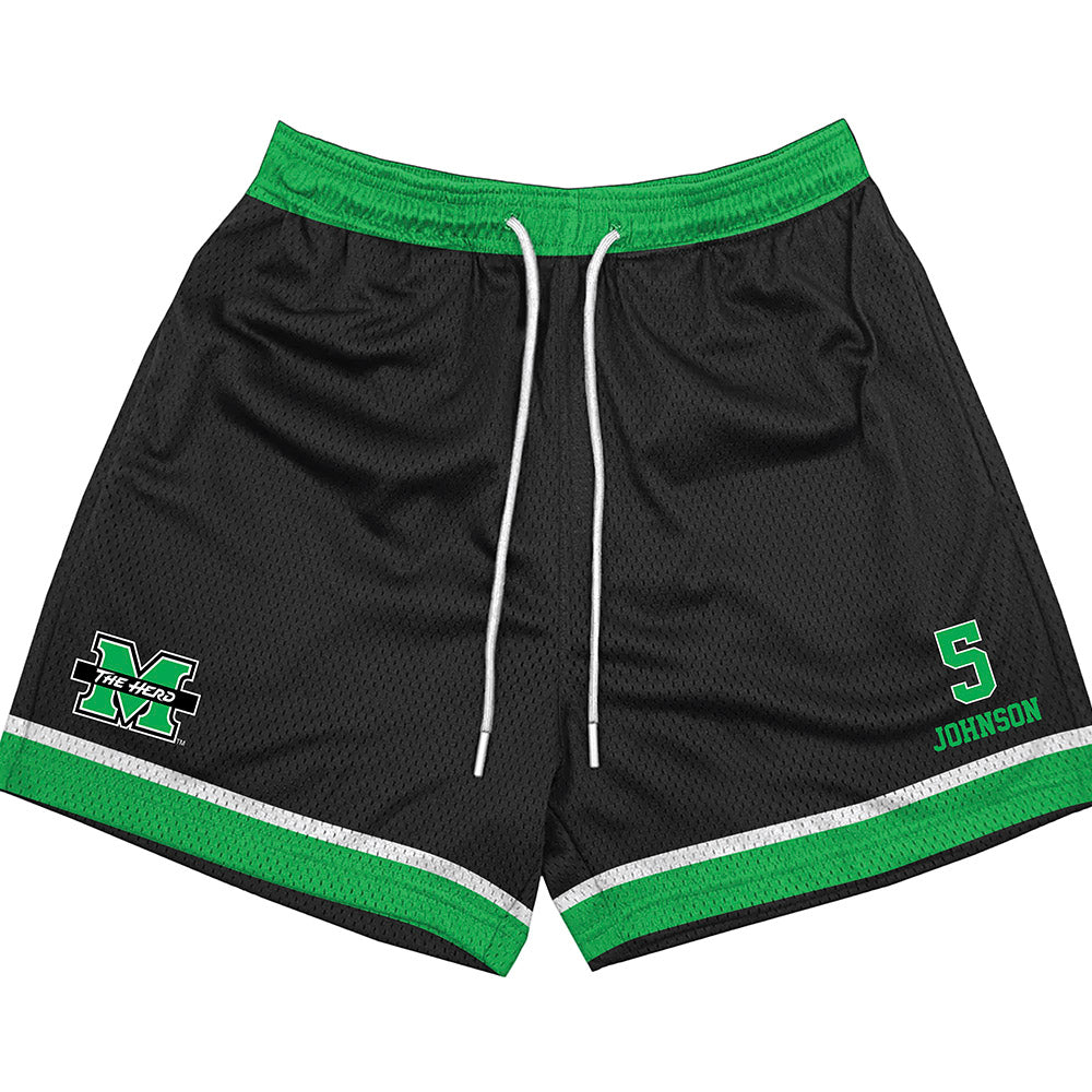 Marshall - NCAA Men's Basketball : DeMarco Johnson - Shorts-0