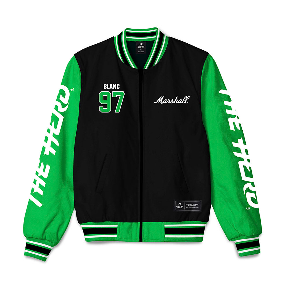 Marshall - NCAA Football : Nathaniel-Julien Blanc - Bomber Jacket-0
