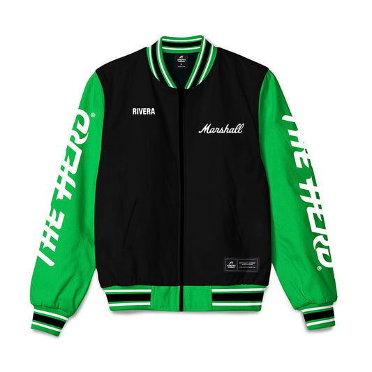 Marshall - NCAA Women's Track & Field : Alycia Rivera - Bomber Jacket-0