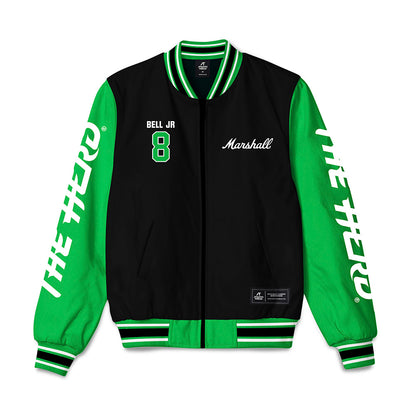 Marshall - NCAA Men's Basketball : Mikal Bell Jr - Bomber Jacket-0