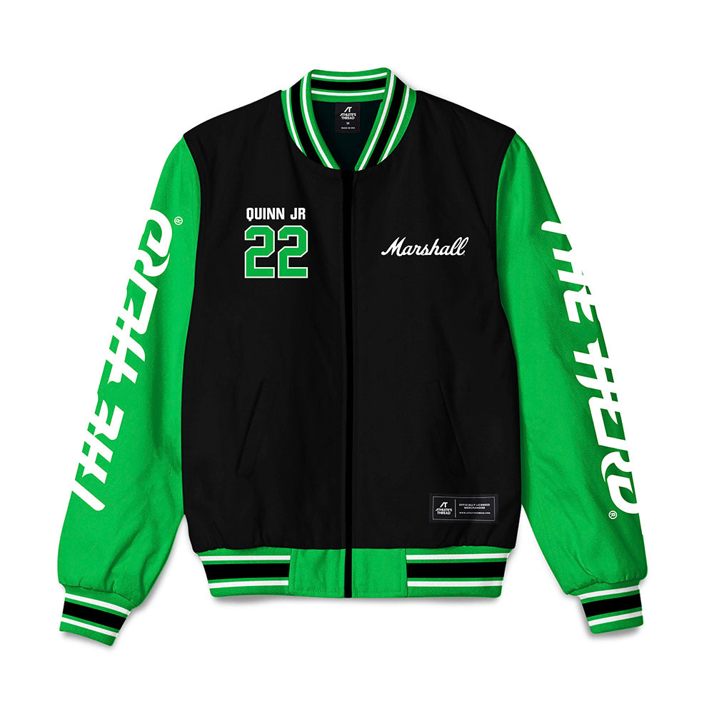 Marshall - NCAA Football : Anthony Quinn Jr - Bomber Jacket-0