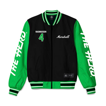 Marshall - NCAA Men's Basketball : Luke Rasmussen - Bomber Jacket-0