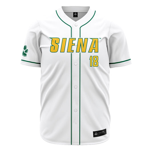Siena - NCAA Baseball : Jake Sparks - White Jersey