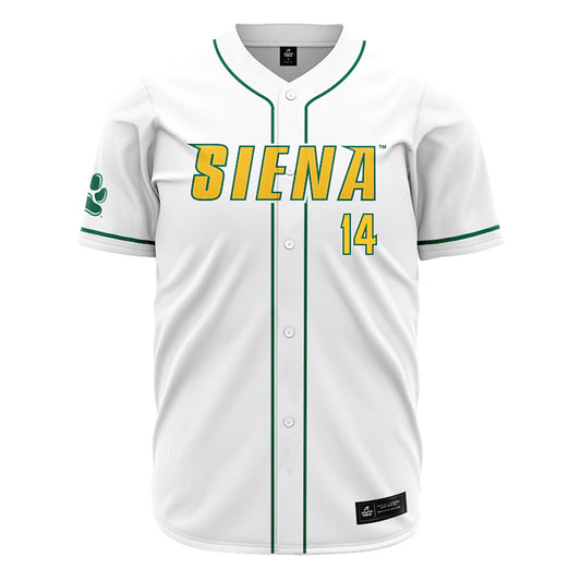 Siena - NCAA Baseball : Lawson McIntosh - White Jersey-0