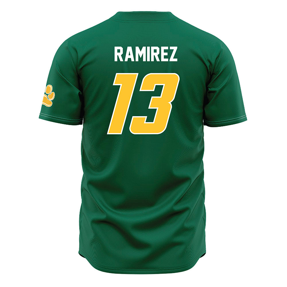 Siena - NCAA Baseball : Steven Ramirez - Green Jersey-1